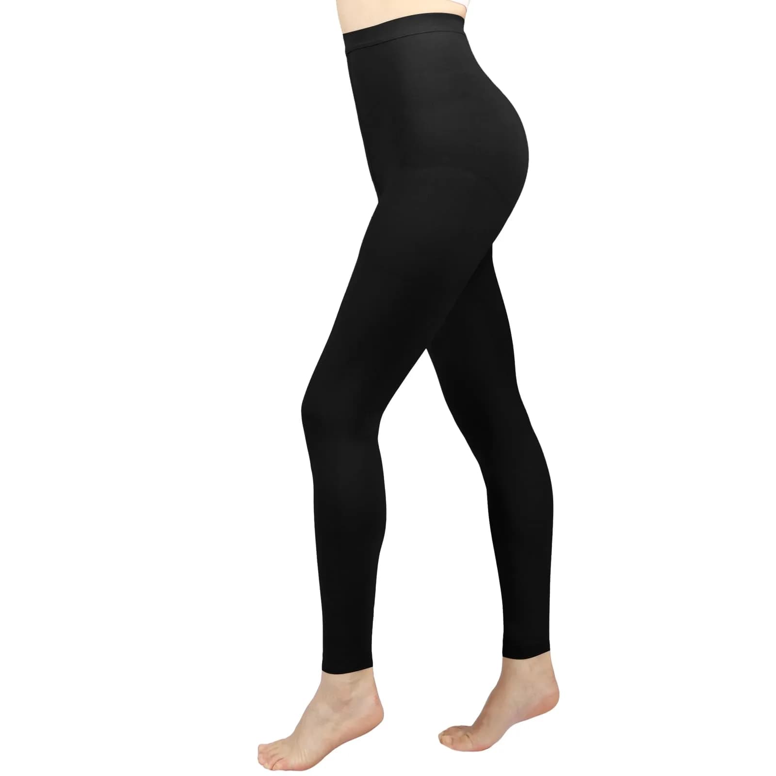 Laubawck Medical Compression Pantyhose for Women, 20-30 mmHg Graduated Support Tights (3X-Large, Black) | FDA Approved OTC OTC - main product image