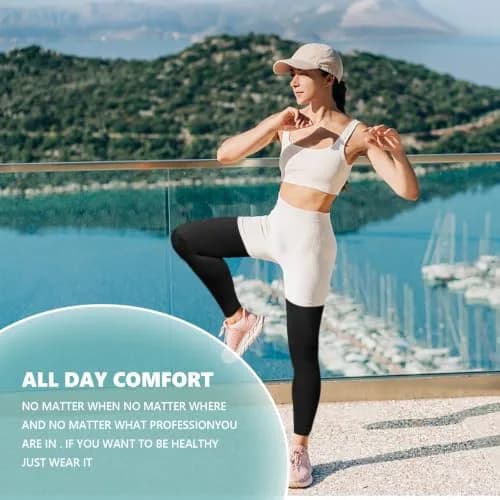 Laubawck Medical Compression Pantyhose for Women, 20-30 mmHg Graduated Support Tights (3X-Large, Black) | FDA Approved OTC OTC thumbnail 2