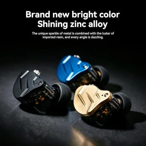 Kinboofi KZ ZSN PRO X Gaming Earbuds in Ear Headphone 1BA 1DD HiFi Bass Noise Cancelling Metal with Microphone thumbnail 7