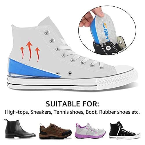 SQHT Heel Lift for Achilles Tendonitis, Heel Pain & Leg Discrepancy | 1.4" Height Boost for Men & Women thumbnail 4