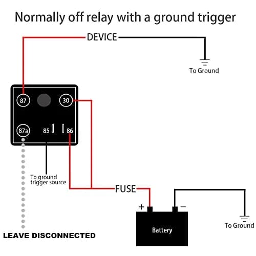 iRhapsody 250A Continuous Duty SPDT 5-Pin Relay 12VDC | High Power Split Charge Switch thumbnail 5