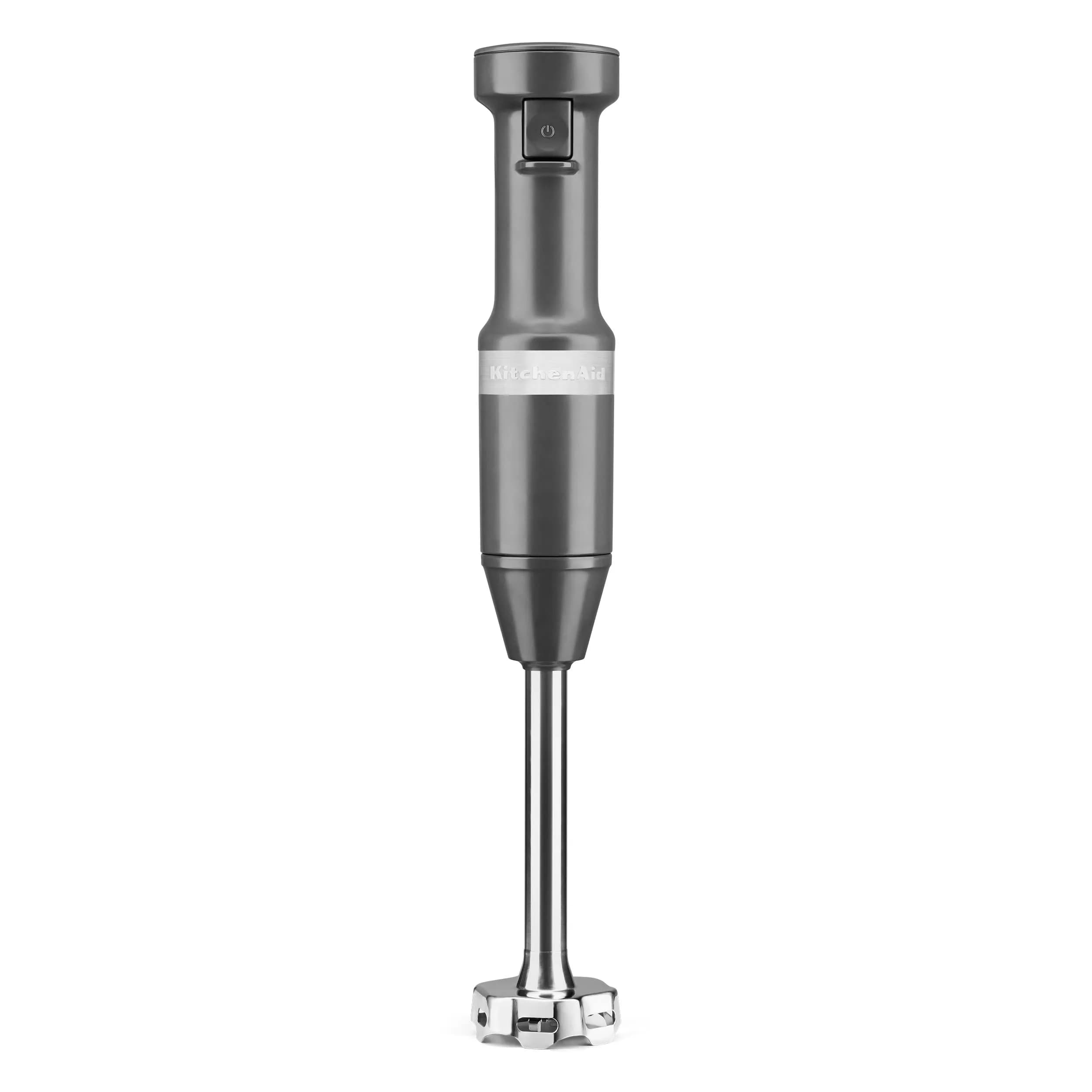 KitchenAid Variable Speed Corded Hand Blender KHBV53, Charcoal Grey | 180W Power for Smoothies & Soups
