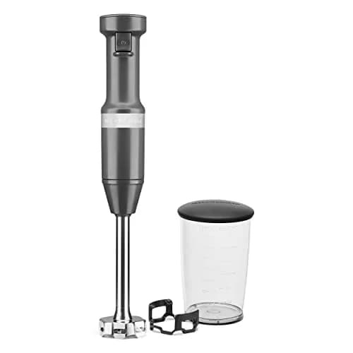 KitchenAid Variable Speed Corded Hand Blender KHBV53, Charcoal Grey | 180W Power for Smoothies & Soups thumbnail 2
