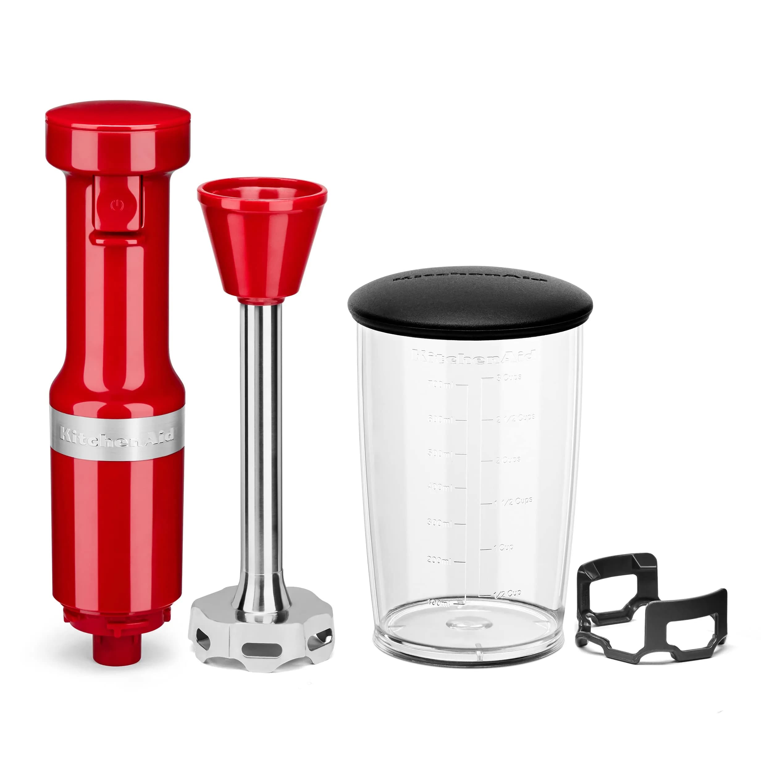 KitchenAid Variable Speed Corded Hand Blender KHBV53, Empire Red | 180W 1.0L (33.8 Fl Oz) - view 3