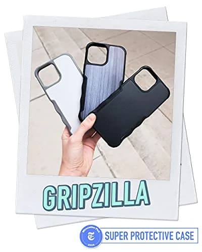 Smartish Gripzilla MagSafe Case for iPhone 12 Pro Max, Heavy Duty Grip, Gray | Shockproof Protection thumbnail 2