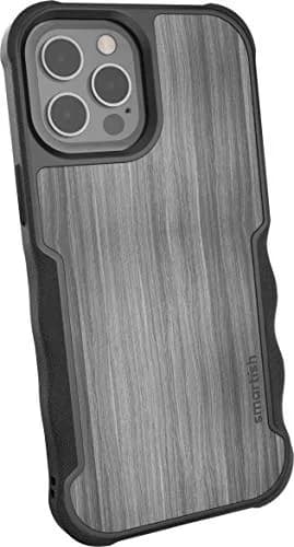 Smartish Gripzilla MagSafe Case for iPhone 12 Pro Max | Woodgrain Matte Finish thumbnail 1