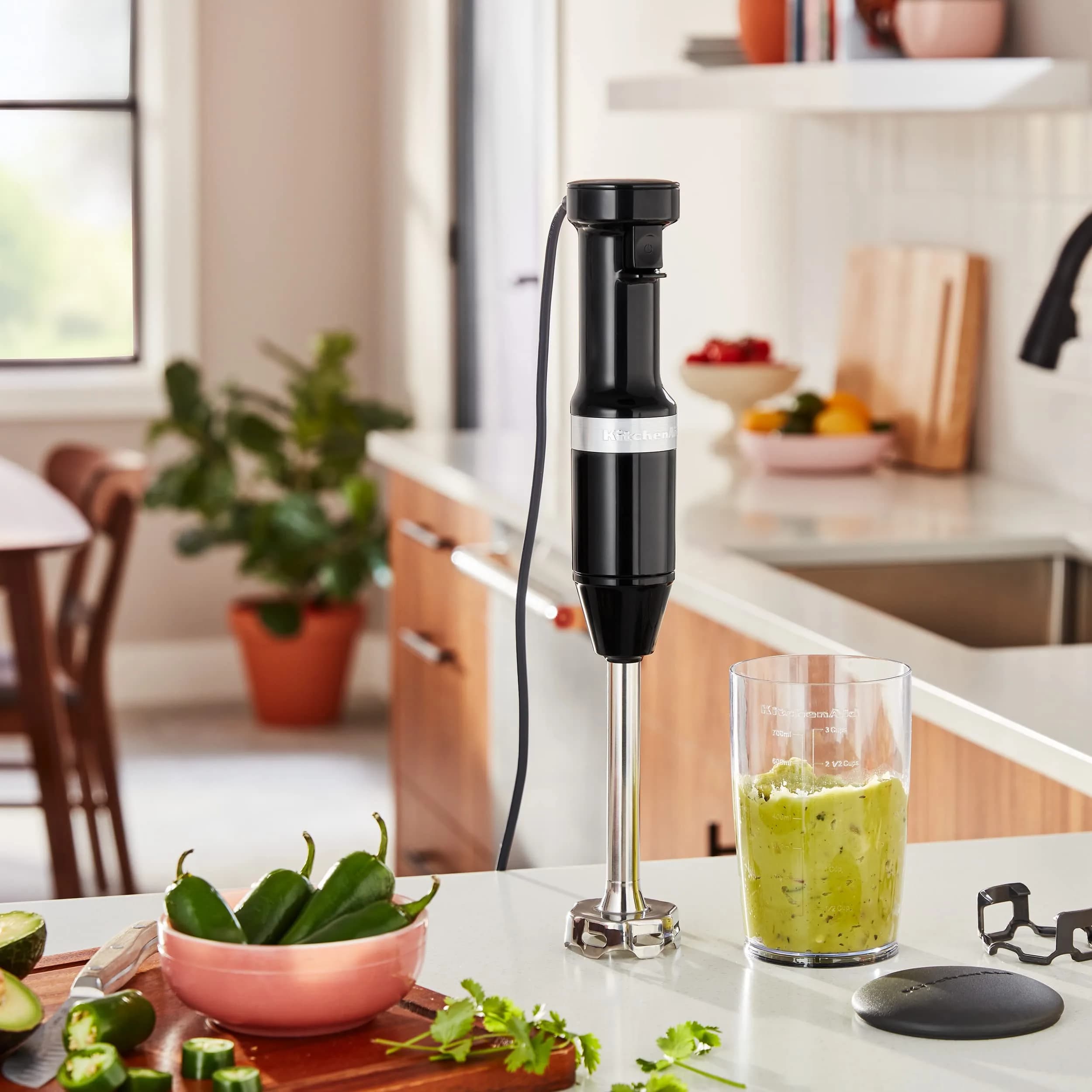 KitchenAid Variable Speed Corded Hand Blender KHBV53 Onyx Black 180W (0.24L) | Blend Smoothies, Soups & More - view 4