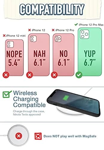 Smartish Gripzilla MagSafe Case for iPhone 12 Pro Max | Heavy Duty Impact Protection (70-120 chars) thumbnail 6