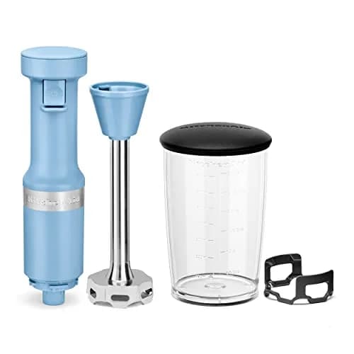 KitchenAid Variable Speed Corded Hand Blender KHBV53 Blue Velvet 180W (0.26 L) | Blends Smoothies, Soups, Sauces thumbnail 3