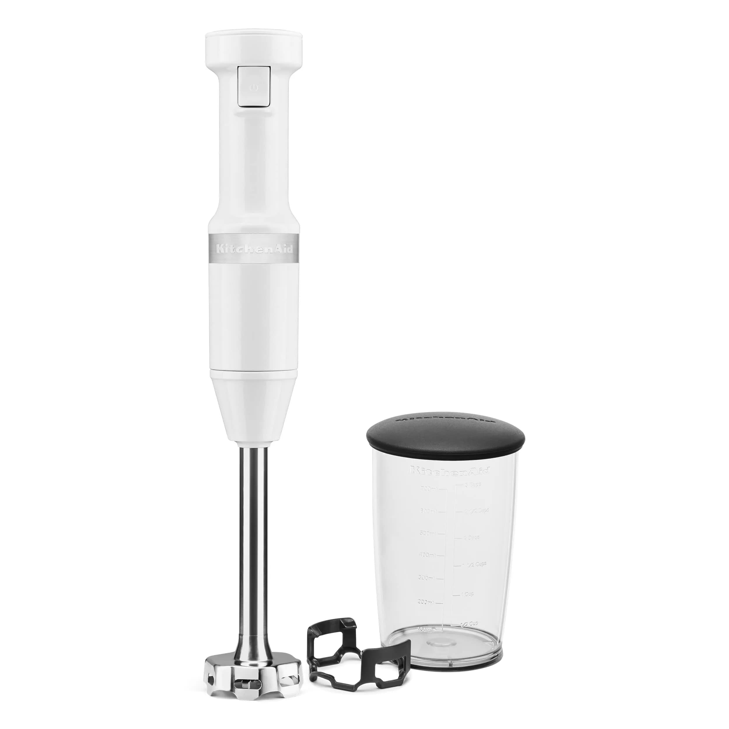 KitchenAid Variable Speed Corded Hand Blender KHBV53 White 180W (0.24 Gallon) | Blends Smoothies, Soups, Sauces - view 2