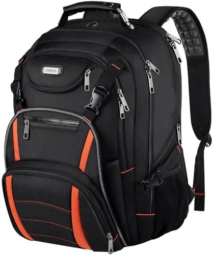 YALIXIAN Extra Large 18.4 Inch Laptop Backpack 55L (46.5cm x 41.4cm x 25.9cm) | Water Resistant RFID Anti-Theft Travel Backpack thumbnail 1
