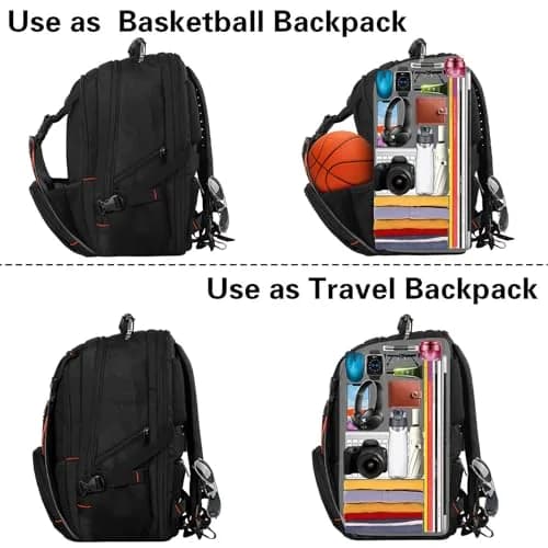 YALIXIAN Extra Large 18.4 Inch Laptop Backpack 55L (46.5cm x 41.4cm x 25.9cm) | Water Resistant RFID Anti-Theft Travel Backpack thumbnail 6
