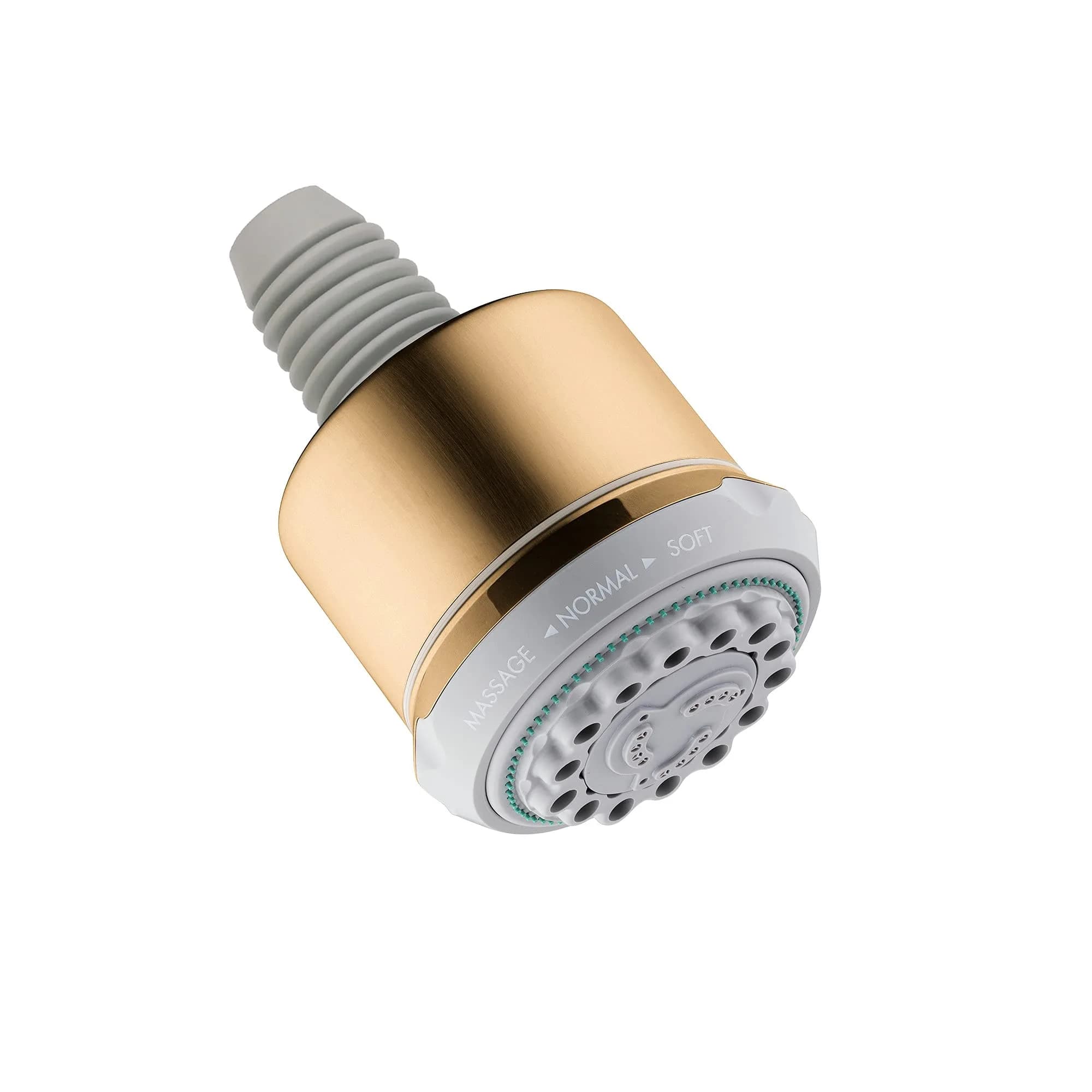hansgrohe Clubmaster Showerhead 3-Spray 9.5cm (3.75in) | Easy Clean Polished Nickel — Brushed Bronze