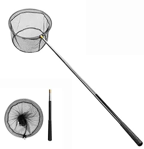 Mingjieus Pool Skimmer Net with 58" Stainless Steel Telescopic Pole | Heavy Duty Leaf Rake for Pools & Ponds thumbnail 1