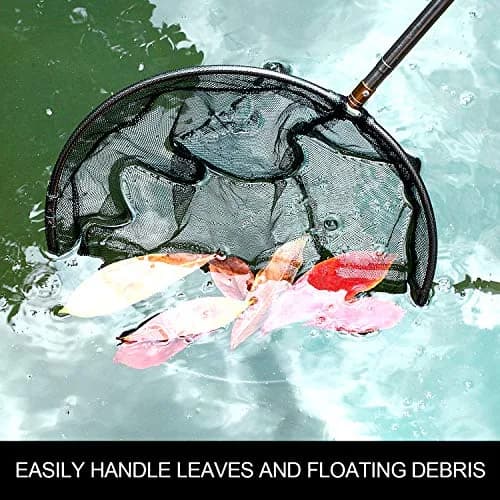 Mingjieus Pool Skimmer Net with 58" Stainless Steel Telescopic Pole | Heavy Duty Leaf Rake for Pools & Ponds thumbnail 7