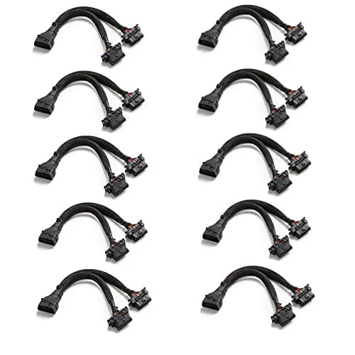 bbfly OBD2 Splitter Extension Cable 1FT (30CM) | Durable, Flexible, Daisy-Chain Compatible thumbnail 1