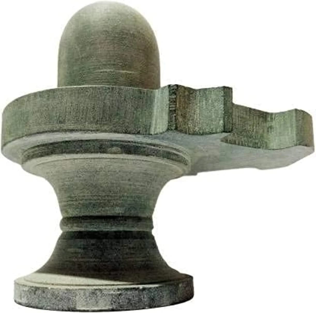 athizay Grey Stone Shivling Idol 6.5 cm (2.56 in) | Handmade in Banaras for Meditation & Puja — 10 cm Grey