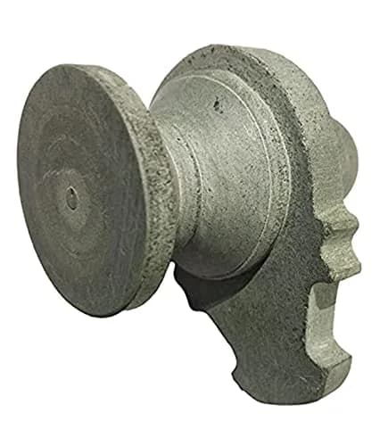 athizay Stone Shivling Statue - Grey - 10 cm | Handcrafted Gorara Stone for Pooja & Meditation thumbnail 7