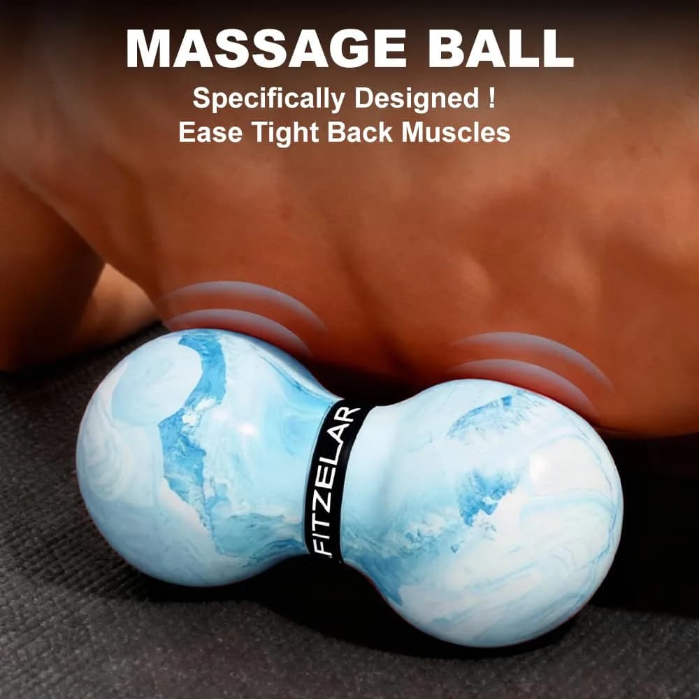 FITZELAR Pink Lacrosse Massage Ball 6.5cm for Deep Tissue Myofascial Release - view 4
