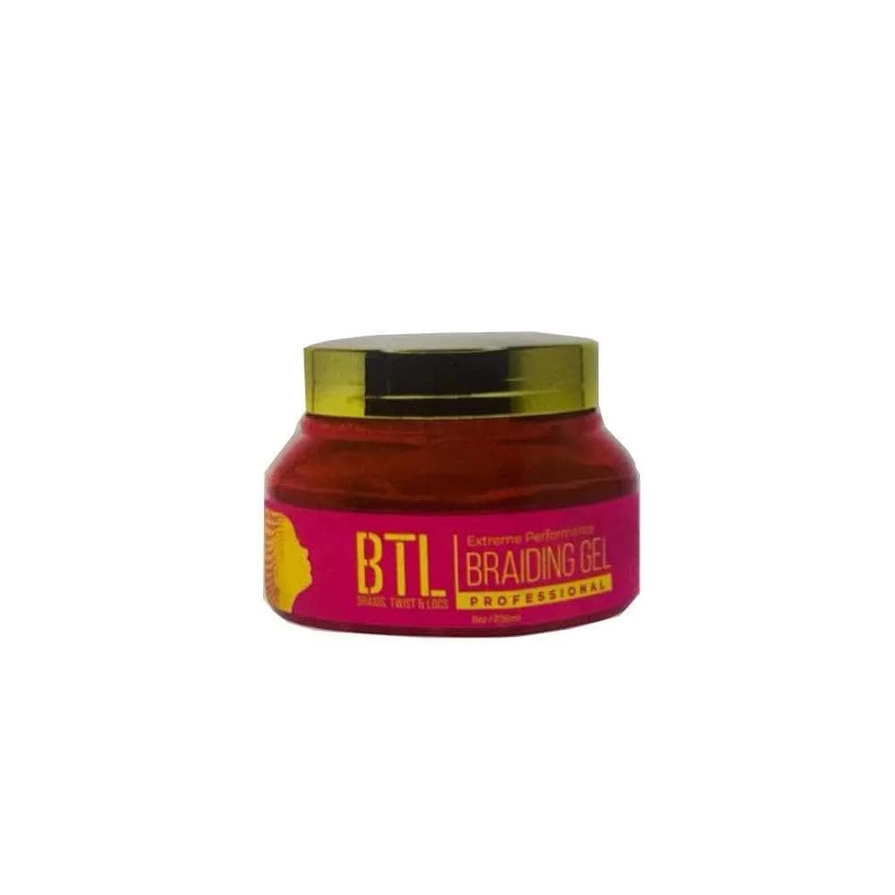 BabyFaceDiary BTL Professional Braiding Gel, 8 oz | All Hair Types, Strong Hold, Unscented