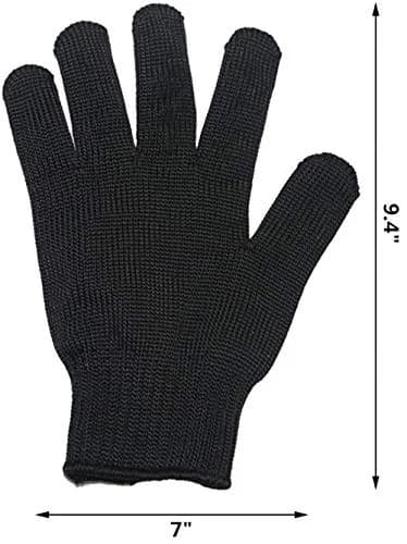 alfyng Bird Training Anti-Bite Gloves, Small Animal Handling Gloves, Chewing Protective Gloves for Small Animal Pet Squirrels Hamster Parrotlets Cockatiels Finch Macaw (1 Pair, Black) thumbnail 2