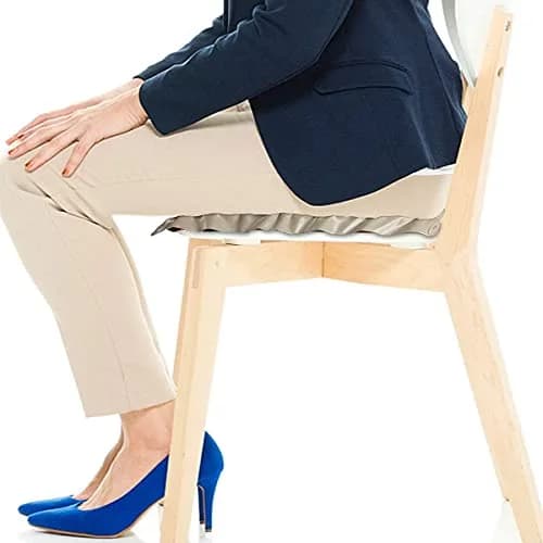 SUNSHINE-MALL Inflatable Seat Cushion 19x19 inch | Water & Air Adjustable, Lightweight for Wheelchair & Office Use thumbnail 6