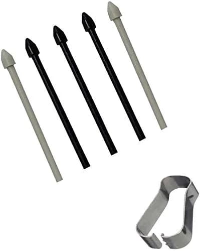 ubrokeifixit Black Stylus Pen Replacement Tips for Samsung Galaxy Tab S6 Lite 10.4" (5 Tips + 1 Tweezer) thumbnail 1