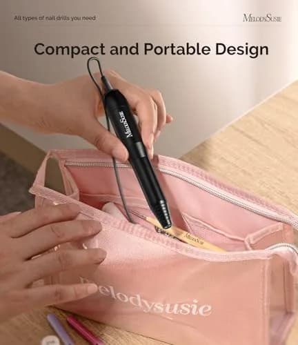 MelodySusie PC120I USB Nail Drill | 20,000 RPM, Portable Efile for Acrylic & Gel Nails thumbnail 3