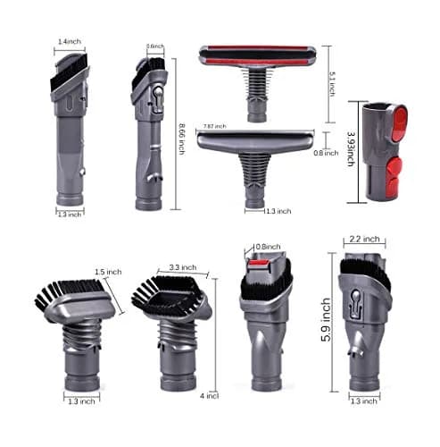 Garbage fighter Vacuum Tool Kit for Dyson V6 V7 V8 V10 | 5-Piece Home Cleaning Accessories thumbnail 4