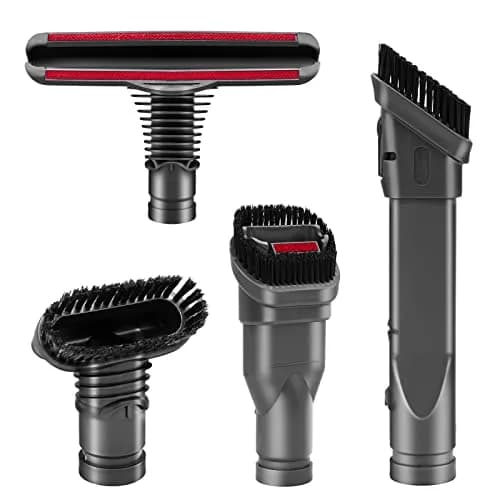Garbage fighter Replacement Attachments Tools Brush Kit for Dyson V6 V7 V8 V10 DC24 DC33 DC35 DC44 DC58 DC59 DC62 DC74 | 4-piece vacuum accessory set thumbnail 1