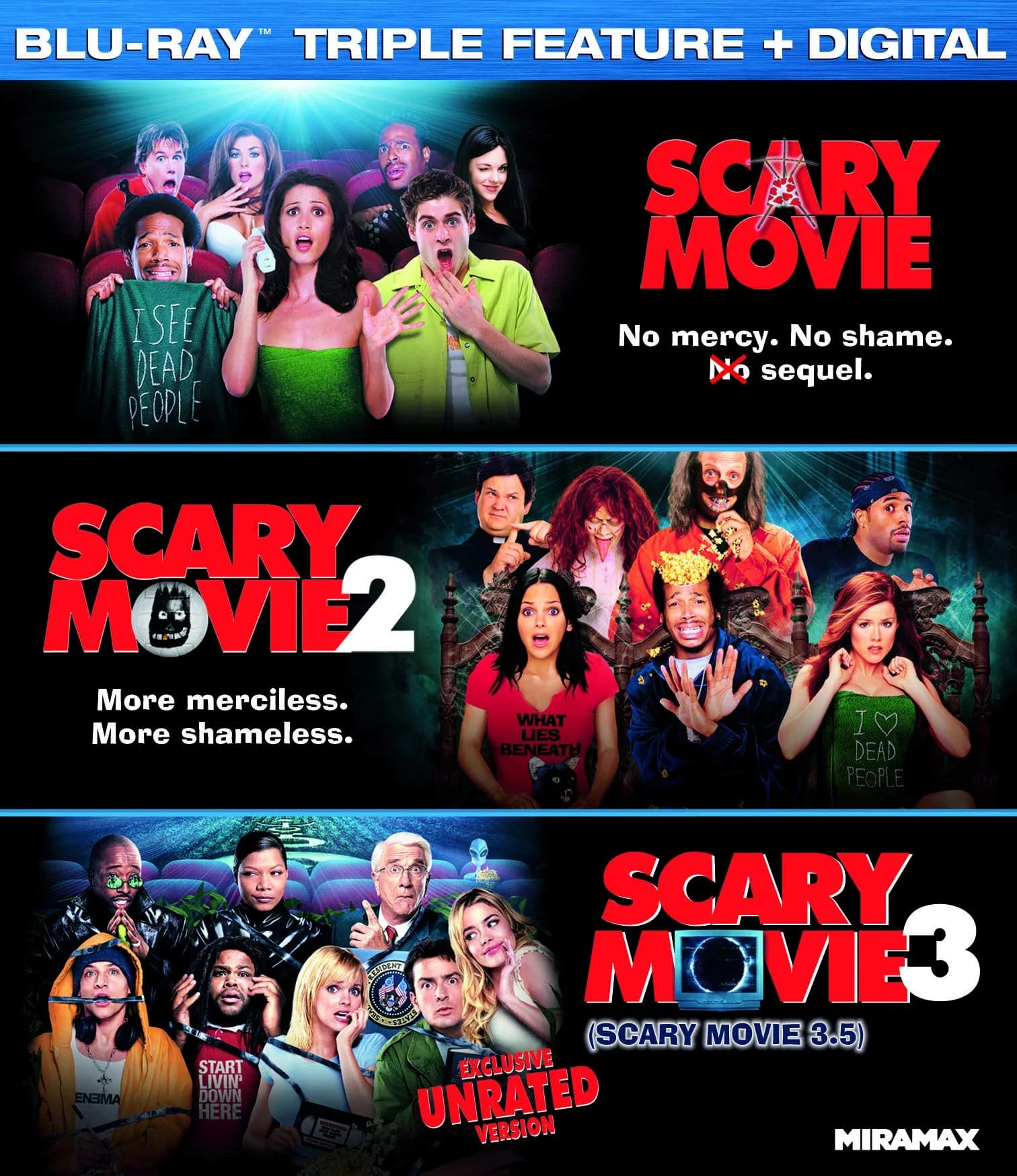 Paramount Scary Movie Collection | Blu-ray + Digital, 3-Disc Set, 255 Min - main product image