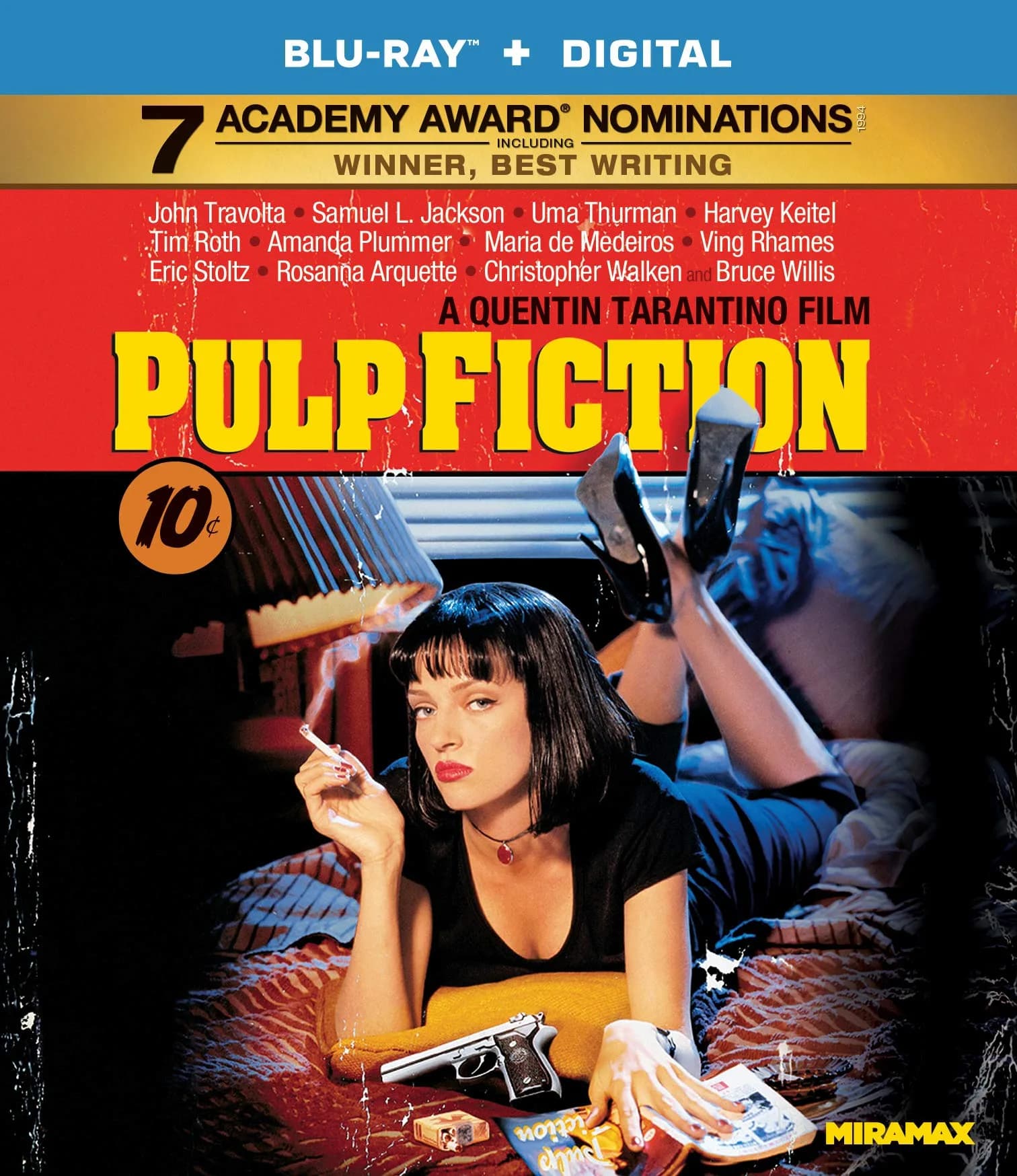 Pulp Fiction Blu-ray + Digital | Quentin Tarantino Crime Drama