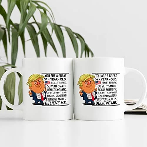 MintBear 11 oz You Are A Great 54 Year Old Birthday Trump Mug | 54th Birthday Gifts for Men & Women thumbnail 5
