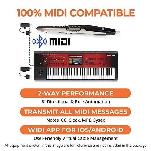 CME WIDI Master Premium Bluetooth MIDI Adapter 32mm (1.26in) | Ultra Low Latency 3ms thumbnail 6