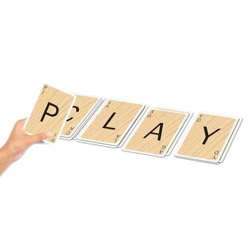 Winning Moves Scrabble Slam, Fast Paced Card Game Version of Scrabble | Quick, Family-Friendly Word Race (70-120 chars) thumbnail 2