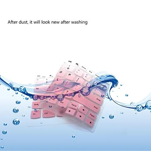 i-Tensodo OmbrePink+Clear 2-Pack Silicone Keyboard Cover for 14" Thinkpads | US Layout thumbnail 6