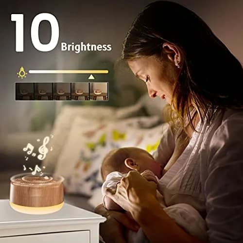Easysleep White Noise Machine with 25 Sounds & 12 Color Night Lights | 100-240V Compatible thumbnail 3