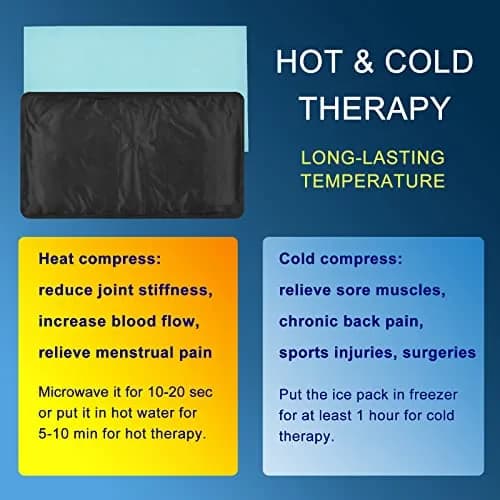 Tutmyrea Gel Soft Flexible Ice Packs for Injuries | Extra Large 12x21 Inch Cold Pack for Back & Body Relief thumbnail 5