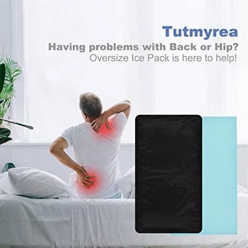 Tutmyrea Gel Soft Flexible Ice Packs for Injuries | Extra Large 12x21 Inch Cold Pack for Back & Body Relief thumbnail 7