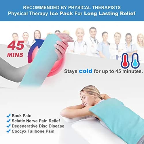 Tutmyrea Gel Soft Flexible Ice Packs for Injuries | Extra Large 12x21 Inch Cold Pack for Back & Body Relief thumbnail 2