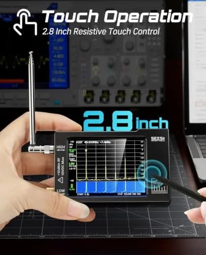 Seesii TinySA Spectrum Analyzer 0.1-960MHz | Portable RF Measurement & Signal Generator thumbnail 2