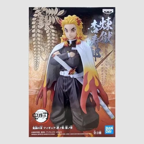 Banpresto Demon Slayer Kyojuro Rengoku vol.10 Figure | 10 Inch Anime Action Figurine with Base Stand thumbnail 3