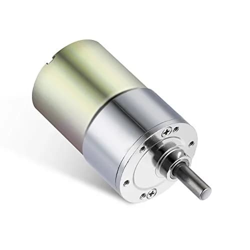 Greartisan DC 24V Gear Motor 800RPM High Torque Micro Speed Reduction Geared Motor with D-Shaped Shaft, 37mm Diameter Gearbox | 0.4Kg.cm Torque thumbnail 6