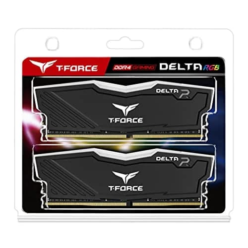 TEAMGROUP T-Force Delta RGB DDR4 16GB (2x8GB) 3600MHz CL18 Desktop Gaming Memory Module Ram Black | 16GB (2x8GB) 3600MHz CL18 thumbnail 8