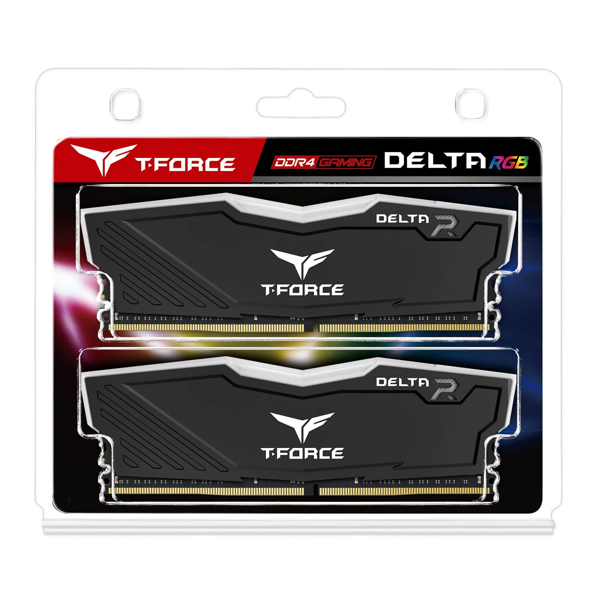 TEAMGROUP T-Force Delta RGB DDR4 16GB (2x8GB) 3600MHz CL18 Desktop Gaming Memory Module Ram Black | 16GB (2x8GB) 3600MHz CL18 - view 8