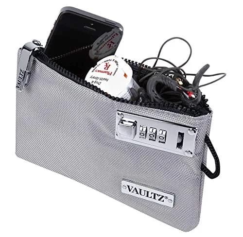 Vaultz Money Bag with Lock - 5 x 8 Inches | Secure Locking Accessories Pouch for Cash & Valuables thumbnail 2