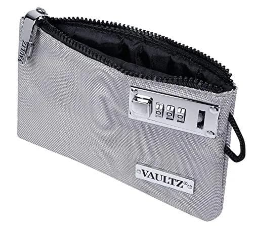 Vaultz Money Bag with Lock - 5 x 8 Inches | Secure Locking Accessories Pouch for Cash & Valuables thumbnail 3