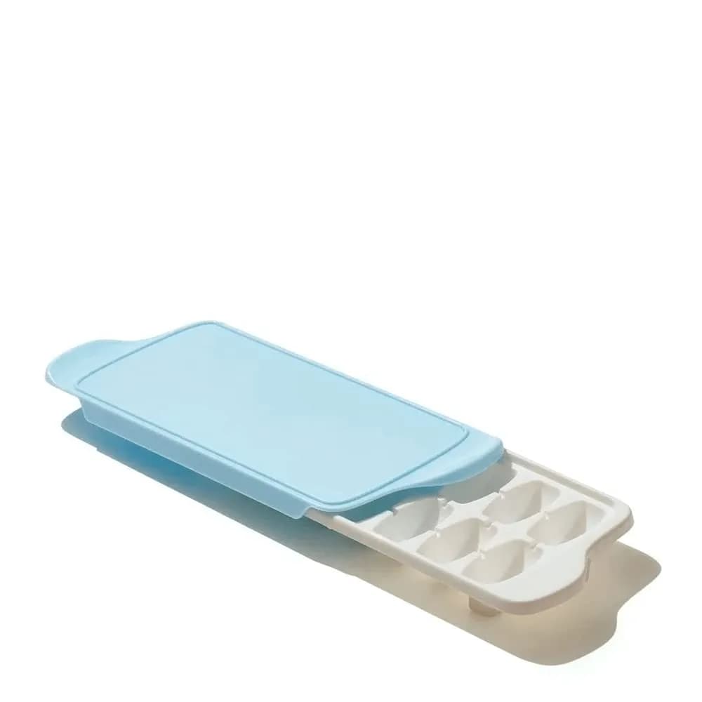 OXO Good Grips Ice Cube Tray with Lid, 1 Pack, White | Keeps Ice Fresh