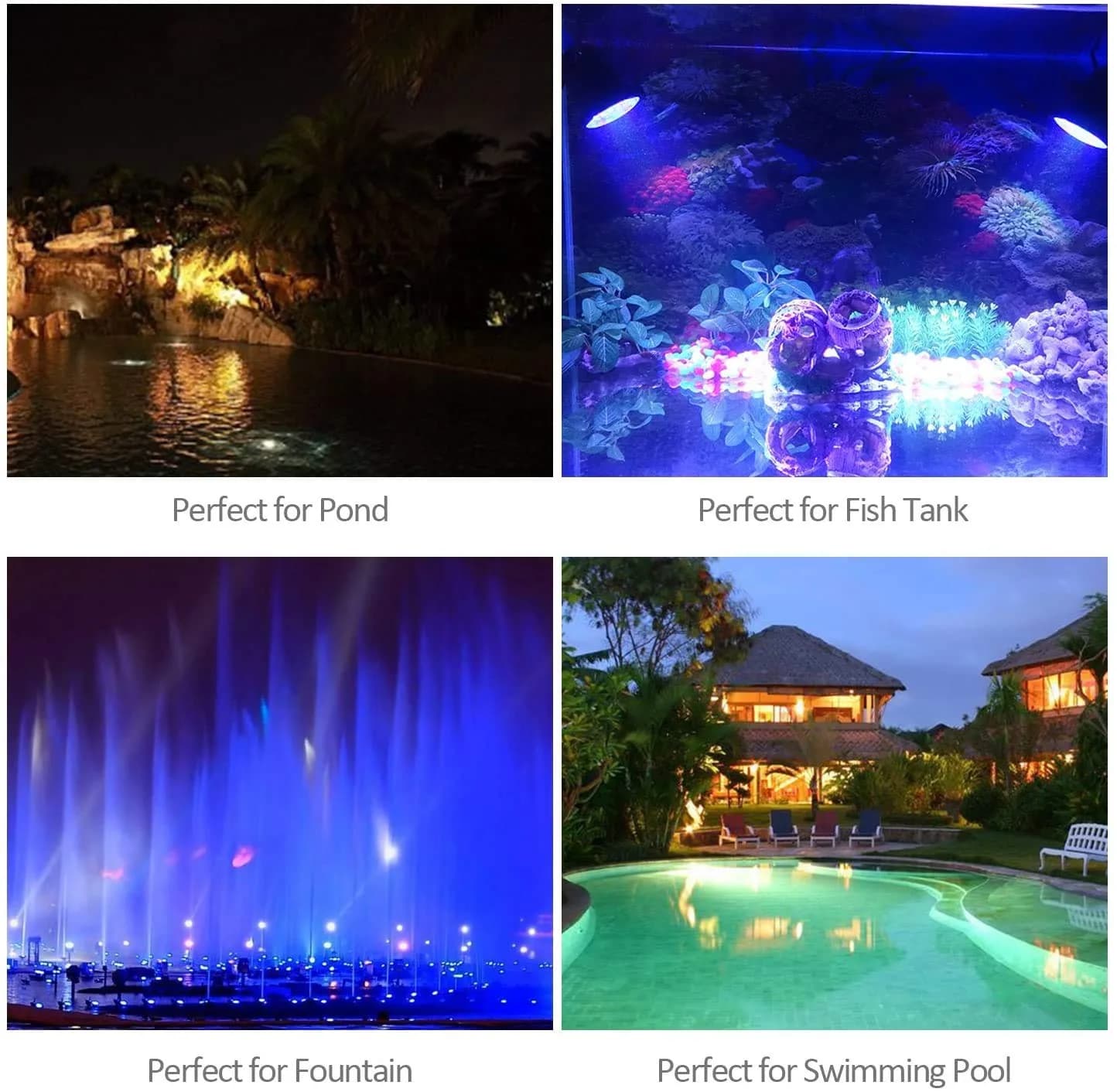 ZHGSERVU Color Changing Submersible Spotlight 3.5W 36-LED | 7cm (2.75in) Diameter - view 6