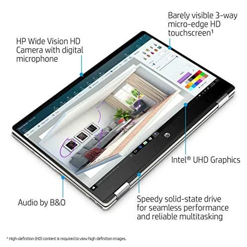 HP Pavilion 15.6" 2-in-1 Convertible HD Touchscreen Laptop |Intel Core i5-10210U|8GB DDR4|512GB SSD thumbnail 5